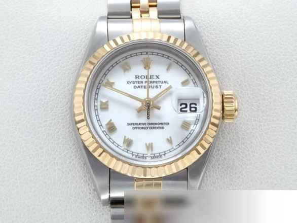  Rolex Lady-Datejust Edelstahl Gelbgold 750 1997 Automatik Gold Stahl Damen 