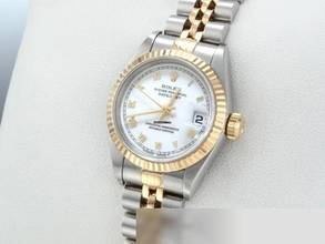Thumbnail von Rolex Lady-Datejust Edelstahl Gelbgold 750 1997 Automatik Gold Stahl Damen