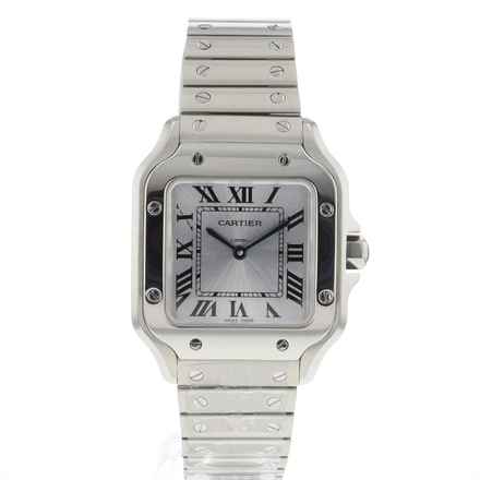  Cartier Santos Small Steel Silver Dial New '25 