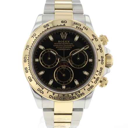  Rolex Daytona Gold/Steel Black Dial 116503 