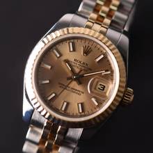 Thumbnail von Rolex Lady-Datejust 26 Jubilee Steel/Gold Champagne Dial