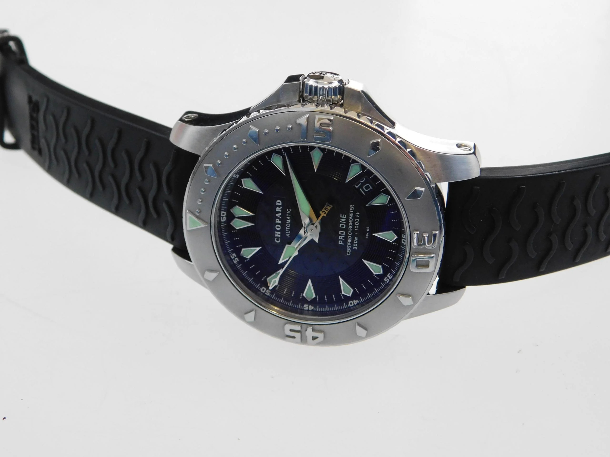  Chopard L.U.C Pro One L.u.c Herrenuhr mit original Kautschukband und Schließe 