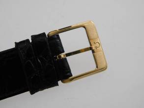 Thumbnail von Omega De Ville Herrenuhr im Full Set nahezu N.O.S v 1987 incl Erstkaufrechnung seltene Version mit 18 Karat massiv Gelbgoldlünette