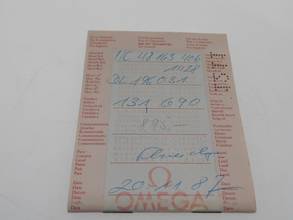 Thumbnail von Omega De Ville Herrenuhr im Full Set nahezu N.O.S v 1987 incl Erstkaufrechnung seltene Version mit 18 Karat massiv Gelbgoldlünette