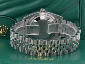 Thumbnail von Rolex Datejust 36 116234 White Jubilee Dial With Big Diamonds - Full Set 36mm