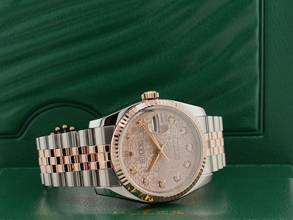 Thumbnail von Rolex Datejust 36 Stainless Steel - Rose Gold Jubilee Diamond Dial
