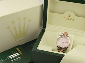 Thumbnail von Rolex Datejust 36 116231 Steel & Rose Gold With Jubilee Diamonds Dial - Full Set 36mm 2010