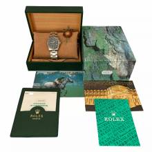 Thumbnail von Rolex Datejust 36 16234 Soleil black dial 1996 Full Set