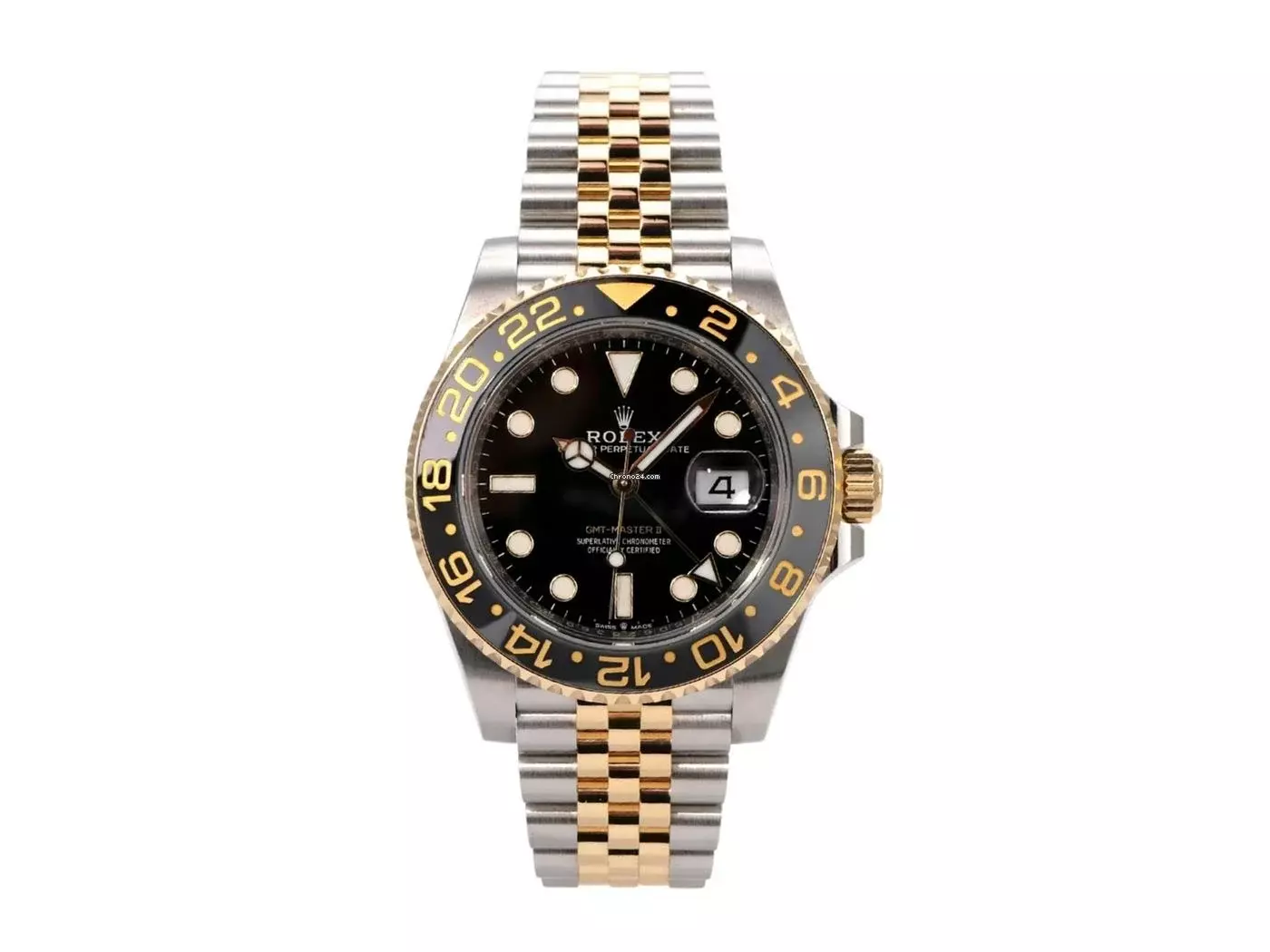 Rolex GMT-Master II Edelstahl Gelbgold Ref. 126713GRNR