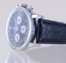 Thumbnail von Breitling Navitimer 41 mm Klassiker Twin Jet Chronograph Venus 178 rar Vintage