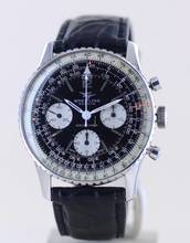 Thumbnail von Breitling Navitimer 41 mm Klassiker Twin Jet Chronograph Venus 178 rar Vintage