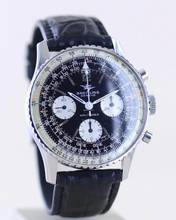 Thumbnail von Breitling Navitimer 41 mm Klassiker Twin Jet Chronograph Venus 178 rar Vintage