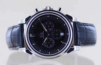 Thumbnail von Omega De Ville Co-Axial Chronograph Date black Dial Automatic 41mm Dresswatch