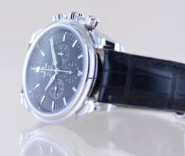 Thumbnail von Omega De Ville Co-Axial Chronograph Date black Dial Automatic 41mm Dresswatch