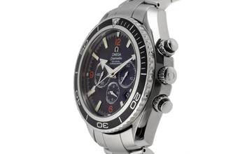 Thumbnail von Omega Seamaster Planet Ocean Chronograph 600M Chronograph Automatik Ref. 2910.51.82 B&P 2010