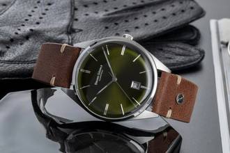 Thumbnail von Bruno Söhnle Glashütte Merano Stahl Quarz Herrenuhr Ref. 17-13232-441 B&P NEU