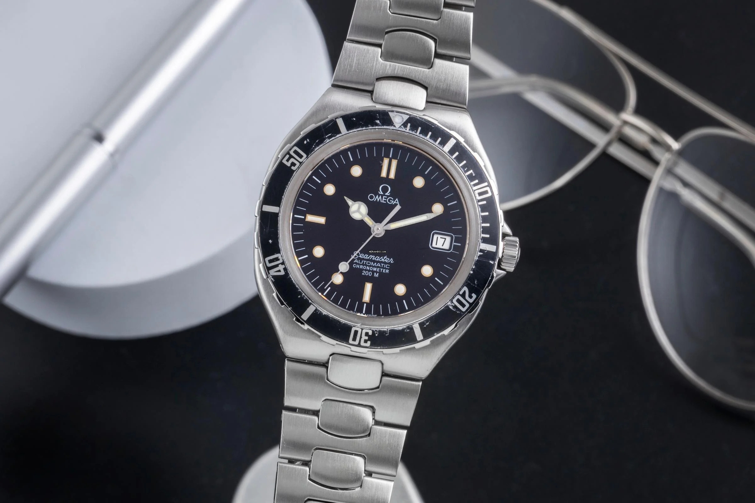 Omega Seamaster Pre-Bond Stahl Automatik Ref. 368.1061 vintage Klassiker