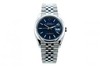 Thumbnail von Rolex Datejust 36 Blue Dial - Jubilee Bracelet - Box + Papers 126200 2022