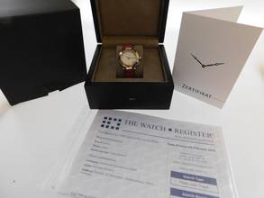 Thumbnail von Cartier Pasha Stahl Gold Automatik 36 mm Herrenuhr mit Krokoband mit original Faltschließe mit original Cartier Band und Schließe