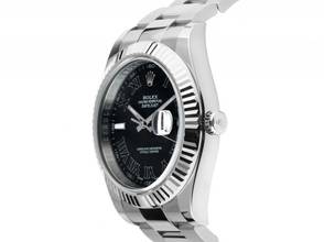 Thumbnail von Rolex Datejust II Ref.116334 2015 LC 100 Full Set wie Neu Vintage Datejust II Stahl 18kt Weißgold