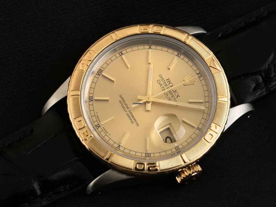  Rolex Datejust Turn-O-Graph Turn-O-Graph Ref.16263 1993 Box&Beschreibung sehr gut Vintage Datejust Turn-O-Graph 