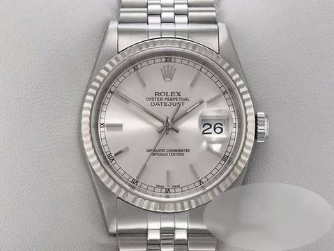  Rolex Datejust 36 36mm 16234 2001 Stahl Weissgold 750 Automatik Stainless Steel 18kt White Gold Date Just Jubilé-band Chronometer Oyster 