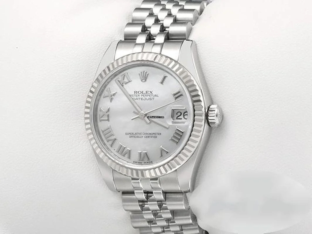  Rolex Datejust 31 31mm 178274 2010 Stahl Weissgold 750 Perlmutt Automatik Stainless Steel 18kt White Gold Jubilé-band Chronometer Oyster 