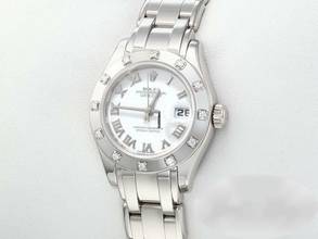 Thumbnail von Rolex Lady-Datejust Pearlmaster 29 80319 Weissgold 750 2005 Lc100 Diamanten Automatik Lady 18kt White Gold