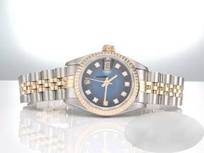 Thumbnail von Rolex Lady-Datejust Edelstahl Gelbgold 750 Diamanten Automatik Gold Stahl Damen Stainless Steel 18kt Yellow Gold Jubilé-band Chronometer Oyster