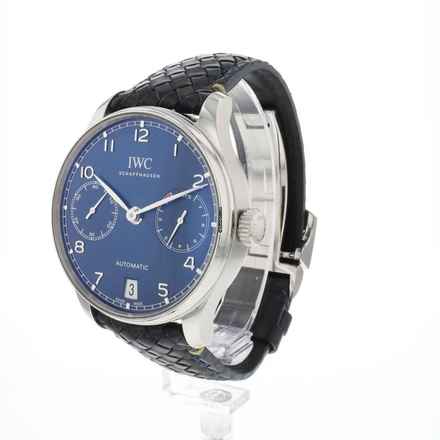  IWC Portugieser Automatik 7-Days Steel Blue Dial 