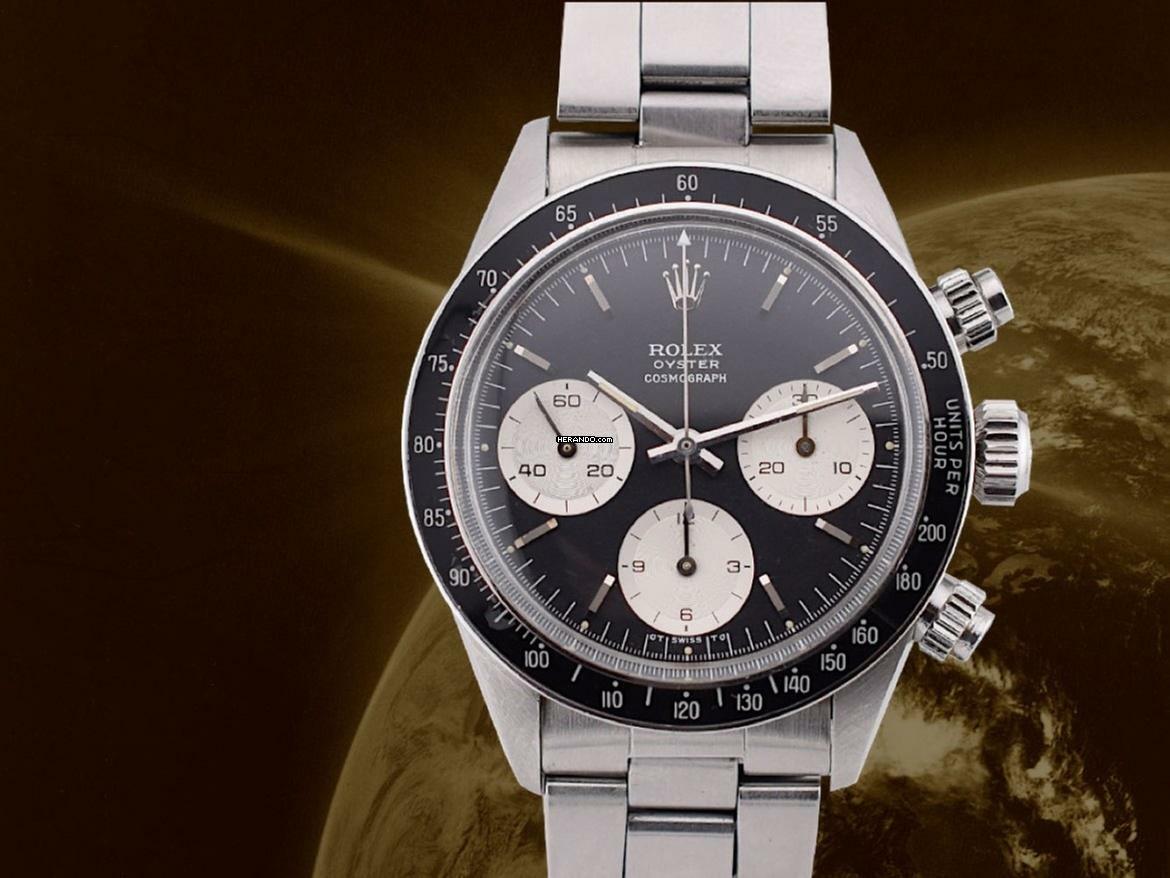  Rolex Daytona Cosmograph Daytona 6263 Rare Sigma Dial - Carlo Pergola Expertise 