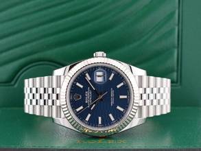 Thumbnail von Rolex Datejust 41 Ii 41mm Motif Blue Dial New