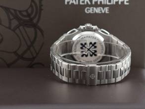 Thumbnail von Patek Philippe Nautilus 5980/1a Blue Dial - Punzone Di Ginevra Like New - Full Set 2009 Ita