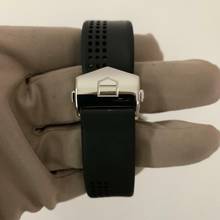 Thumbnail von TAG Heuer Carrera Calibre 16 chronograph CV2014 black dial Rubber strap