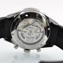 Thumbnail von TAG Heuer Carrera Calibre 16 chronograph CV2014 black dial Rubber strap