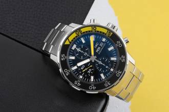 Thumbnail von IWC Aquatimer Chronograph Automatik Edelstahl Herrenuhr Ref. IW376709