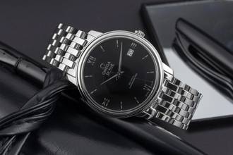 Thumbnail von Omega De Ville Prestige Automatik Stahl Herrenuhr Ref. 424.10.37.20.01.001 B&P