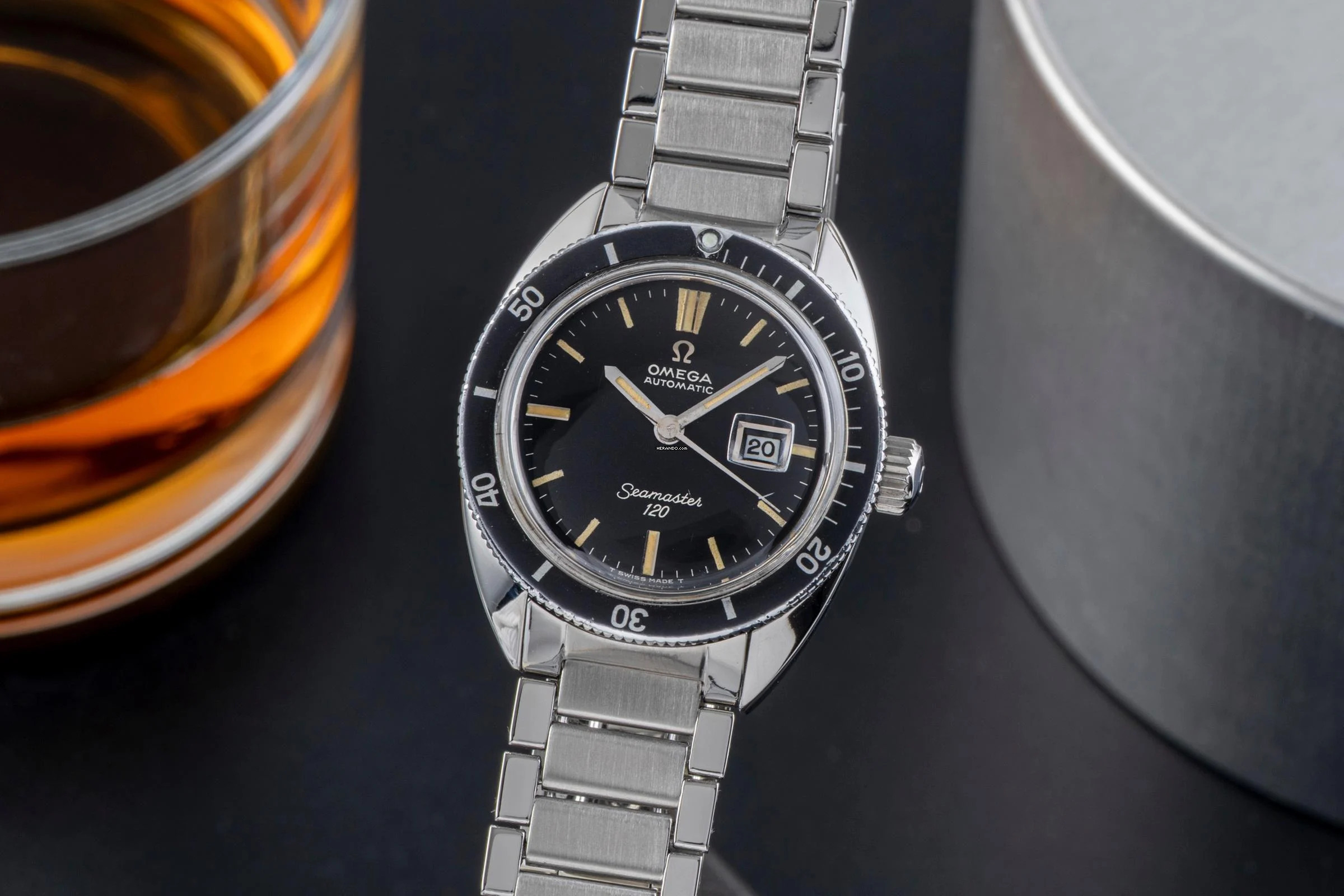 Omega Seamaster 120 Stahl Automatik Ref. 566.0007 Vintage Papiere 1967