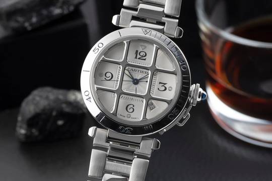  Cartier Pasha de Cartier Plongeur Stahl Automatik Ref. W31040H3 