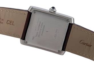 Thumbnail von Cartier Tank Française Edelstahl Automatik Herrenuhr Ref. W5101755 B&P 2002