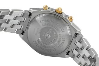 Thumbnail von Breitling Chronomat Vitesse Chronograph Stahl / Gold Automatik Ref B13350 Papers