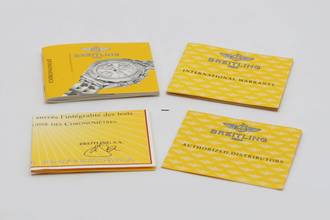 Thumbnail von Breitling Chronomat Vitesse Chronograph Stahl / Gold Automatik Ref B13350 Papers