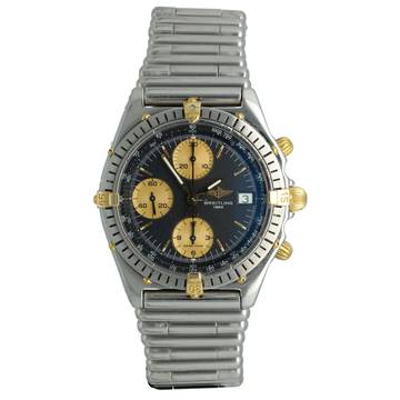  Breitling Chronomat Black Dial Ref 81950 - Rouleaux Bracelet 