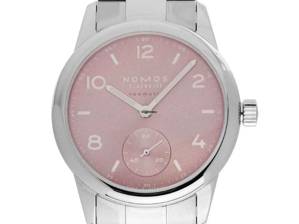  NOMOS Club Neomatik Glashütte Club Sport Neomatik Rosé Ref.756 2025 Full Set Neu Club Sport Neomatik 34 Rosé 