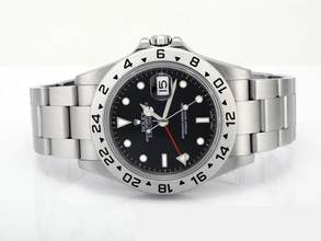 Thumbnail von Rolex Explorer II 16570 T Stahl Automatik 2004 Zweite Zeitzone 2 Edelstahl Stainless Steel Oyster-band Chronometer Black Dial