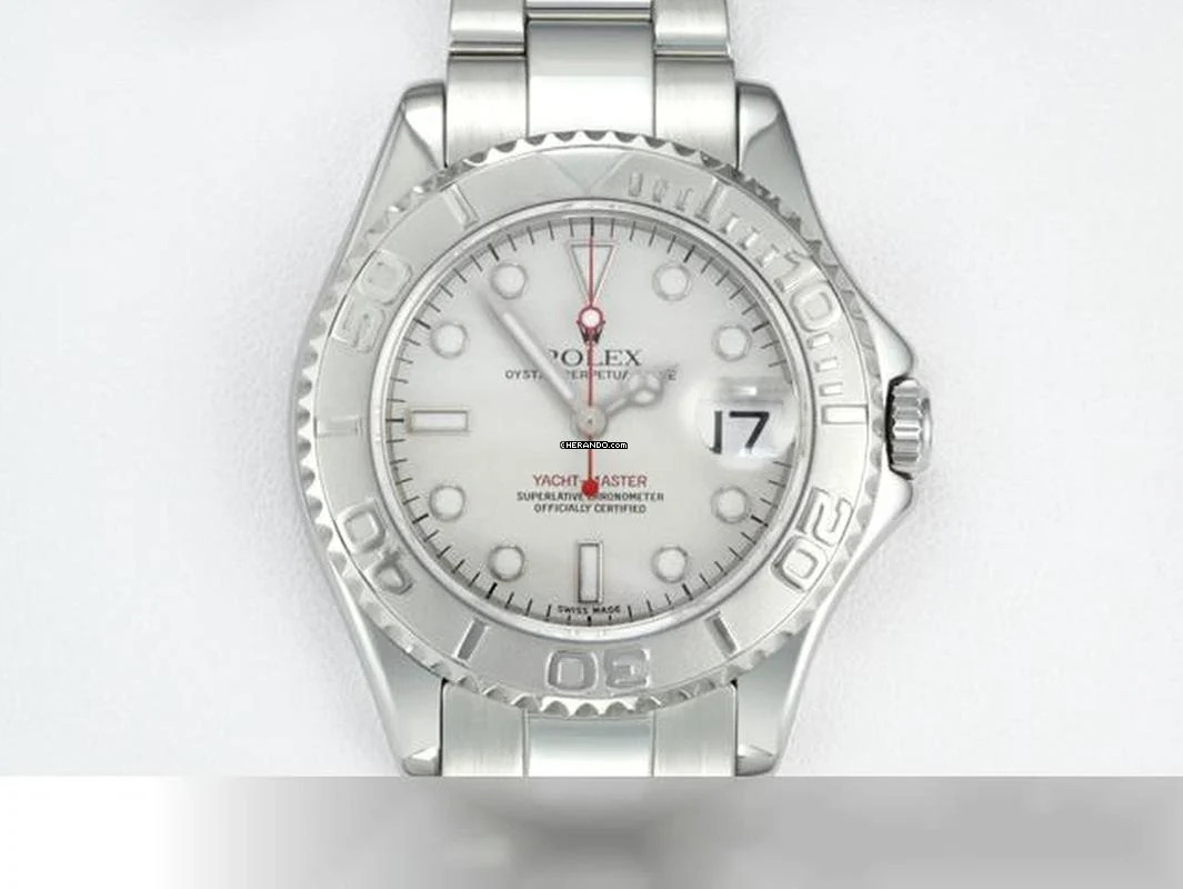  Rolex Yacht-Master 35mm 168622 2001/02 Stahl Platin 950 Automatik Yacht Master Stainless Steel Oyster-band Chronometer 