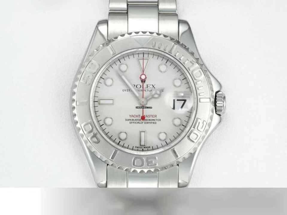  Rolex Yacht-Master 35mm 168622 2001/02 Stahl Platin 950 Automatik Yacht Master Stainless Steel Oyster-band Chronometer 