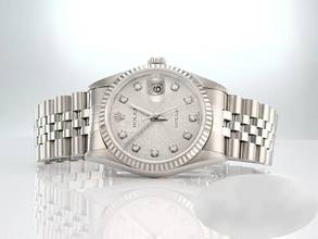 Thumbnail von Rolex Datejust 36 36mm 16234 2001 Stahl Weissgold 750 Diamanten Gold Damen Stainless Steel 18kt White Gold Jubilé-band Chronometer Oyster