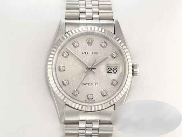  Rolex Datejust 36 36mm 16234 2001 Stahl Weissgold 750 Diamanten Gold Damen Stainless Steel 18kt White Gold Jubilé-band Chronometer Oyster 