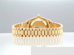 Thumbnail von Rolex Lady-Datejust Gelbgold 750 Diamanten Automatik 18kt Yellow Gold Damen President-band Chronometer Oyster